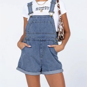 Princess Polly Kasey Overall Shorts